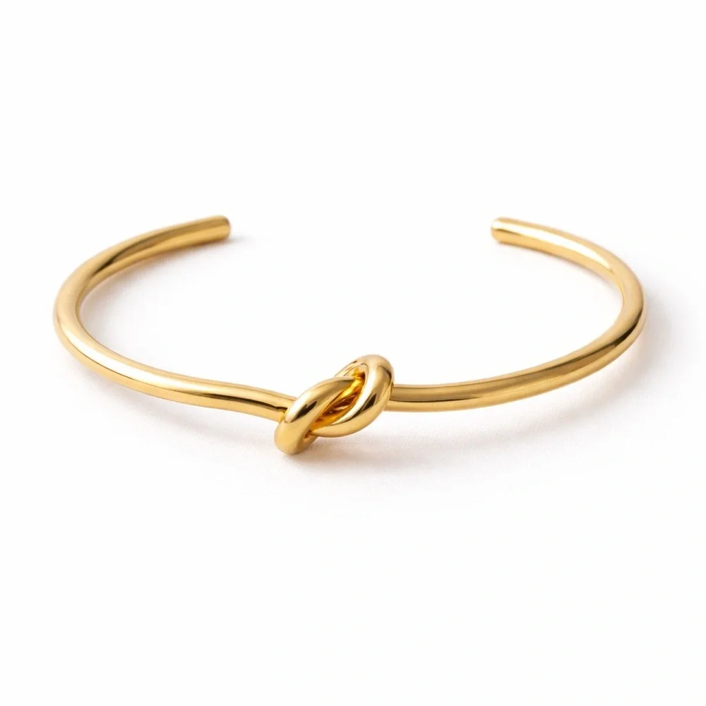 Gold Love Knot Plated Bracelet (2700)